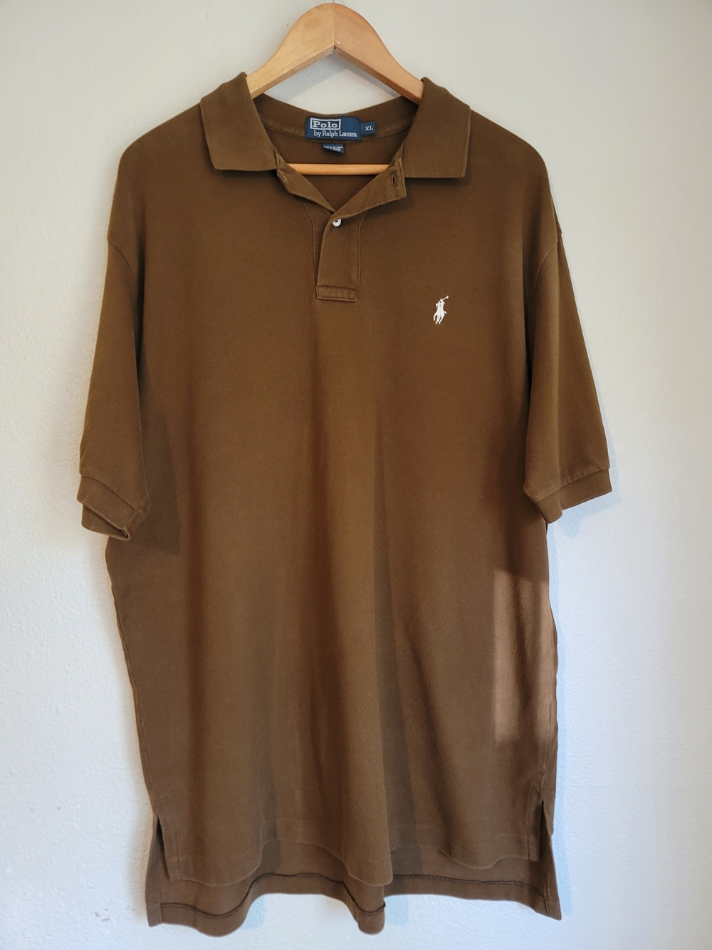 Ralph Lauren Polo Men's Olive Brown Short Sleeve Polo